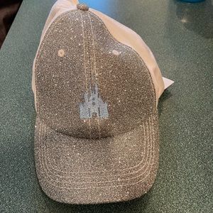 Embroidered- Glitter Castle Pony Hat